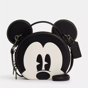DISNEY X COACH Mickey Mouse Ear Bag NEW